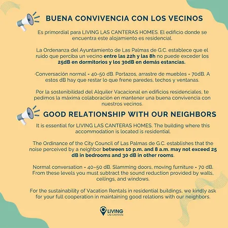 Living Canteras Homes - Sea Breeze Beachfront Lägenhet *